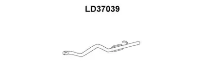 LD37039 VENEPORTE Труба выхлопного газа LD37039 VENEPORTE Труба выхлопного газа