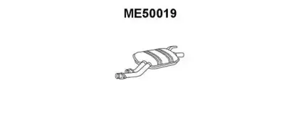ME50019 VENEPORTE Средний глушитель выхлопных газов ME50019 VENEPORTE Средний глушитель выхлопных газов