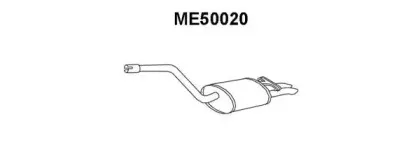 ME50020 VENEPORTE Глушитель выхлопных газов конечный ME50020 VENEPORTE Глушитель выхлопных газов конечный