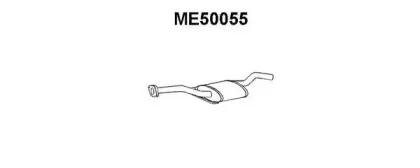 ME50055 VENEPORTE Средний глушитель выхлопных газов ME50055 VENEPORTE Средний глушитель выхлопных газов