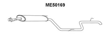 ME50169 VENEPORTE Глушитель выхлопных газов конечный ME50169 VENEPORTE Глушитель выхлопных газов конечный