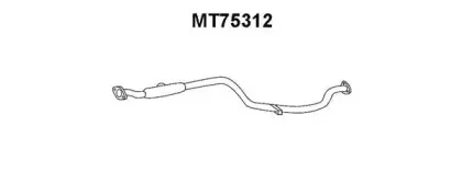 MT75312 VENEPORTE Предглушитель выхлопных газов MT75312 VENEPORTE Предглушитель выхлопных газов