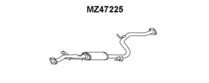 MZ47225 VENEPORTE Предглушитель выхлопных газов MZ47225 VENEPORTE Предглушитель выхлопных газов