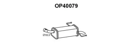 OP40079 VENEPORTE Глушитель выхлопных газов конечный OP40079 VENEPORTE Глушитель выхлопных газов конечный