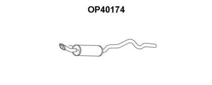 OP40174 VENEPORTE Средний глушитель выхлопных газов OP40174 VENEPORTE Средний глушитель выхлопных газов