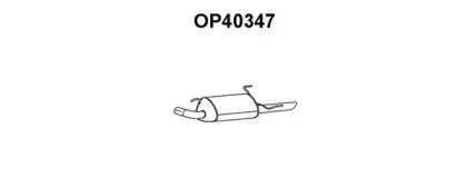 OP40347 VENEPORTE Глушитель выхлопных газов конечный OP40347 VENEPORTE Глушитель выхлопных газов конечный