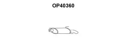 OP40360 VENEPORTE Глушитель выхлопных газов конечный OP40360 VENEPORTE Глушитель выхлопных газов конечный