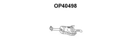OP40498 VENEPORTE Глушитель выхлопных газов конечный OP40498 VENEPORTE Глушитель выхлопных газов конечный