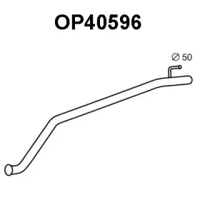 OP40596 VENEPORTE Труба выхлопного газа OP40596 VENEPORTE Труба выхлопного газа