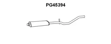 PG45394 VENEPORTE Предглушитель выхлопных газов PG45394 VENEPORTE Предглушитель выхлопных газов