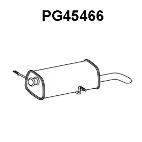 PG45466 VENEPORTE Глушитель выхлопных газов конечный PG45466 VENEPORTE Глушитель выхлопных газов конечный