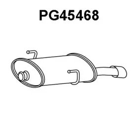 PG45468 VENEPORTE Глушитель выхлопных газов конечный PG45468 VENEPORTE Глушитель выхлопных газов конечный