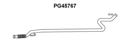 PG45767 VENEPORTE Труба выхлопного газа PG45767 VENEPORTE Труба выхлопного газа