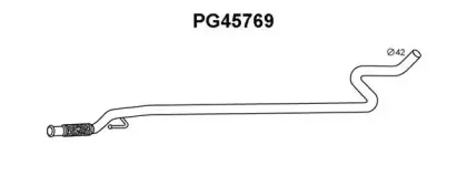 PG45769 VENEPORTE Труба выхлопного газа PG45769 VENEPORTE Труба выхлопного газа
