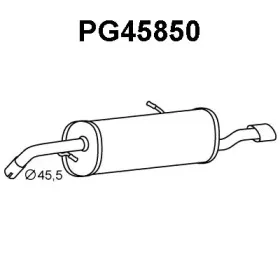 PG45850 VENEPORTE Глушитель выхлопных газов конечный PG45850 VENEPORTE Глушитель выхлопных газов конечный