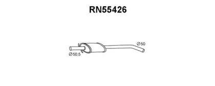 RN55426 VENEPORTE Предглушитель выхлопных газов RN55426 VENEPORTE Предглушитель выхлопных газов