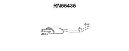 RN55435 VENEPORTE Средний глушитель выхлопных газов RN55435 VENEPORTE Средний глушитель выхлопных газов
