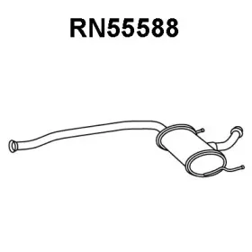 RN55588 VENEPORTE Средний глушитель выхлопных газов RN55588 VENEPORTE Средний глушитель выхлопных газов
