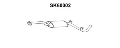 SK60002 VENEPORTE Предглушитель выхлопных газов SK60002 VENEPORTE Предглушитель выхлопных газов