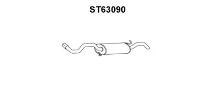 ST63090 VENEPORTE Глушитель выхлопных газов конечный ST63090 VENEPORTE Глушитель выхлопных газов конечный