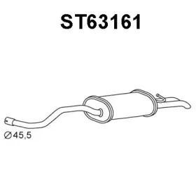 ST63161 VENEPORTE Глушитель выхлопных газов конечный ST63161 VENEPORTE Глушитель выхлопных газов конечный