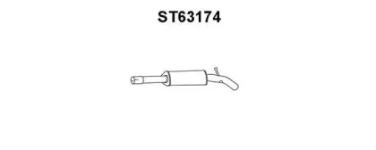ST63174 VENEPORTE Предглушитель выхлопных газов ST63174 VENEPORTE Предглушитель выхлопных газов