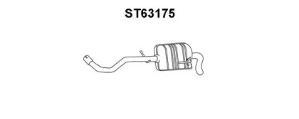 ST63175 VENEPORTE Глушитель выхлопных газов конечный ST63175 VENEPORTE Глушитель выхлопных газов конечный