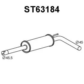 ST63184 VENEPORTE Средний глушитель выхлопных газов ST63184 VENEPORTE Средний глушитель выхлопных газов