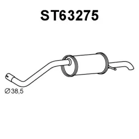 ST63275 VENEPORTE Глушитель выхлопных газов конечный ST63275 VENEPORTE Глушитель выхлопных газов конечный