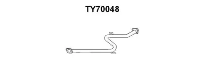 TY70048 VENEPORTE Труба выхлопного газа TY70048 VENEPORTE Труба выхлопного газа
