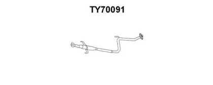 TY70091 VENEPORTE Средний глушитель выхлопных газов TY70091 VENEPORTE Средний глушитель выхлопных газов
