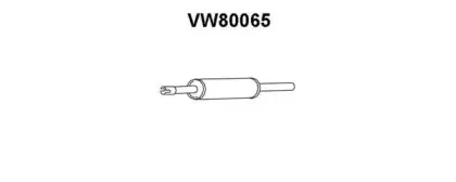 VW80065 VENEPORTE Предглушитель выхлопных газов VW80065 VENEPORTE Предглушитель выхлопных газов