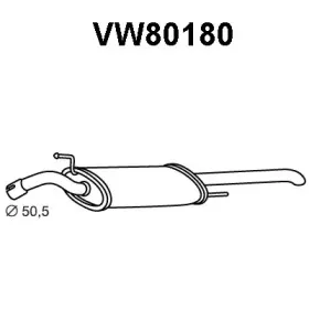 VW80180 VENEPORTE Глушитель выхлопных газов конечный VW80180 VENEPORTE Глушитель выхлопных газов конечный