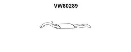 VW80289 VENEPORTE Глушитель выхлопных газов конечный VW80289 VENEPORTE Глушитель выхлопных газов конечный