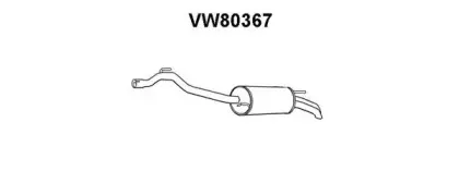 VW80367 VENEPORTE Глушитель выхлопных газов конечный VW80367 VENEPORTE Глушитель выхлопных газов конечный
