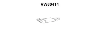 VW80414 VENEPORTE Глушитель выхлопных газов конечный VW80414 VENEPORTE Глушитель выхлопных газов конечный