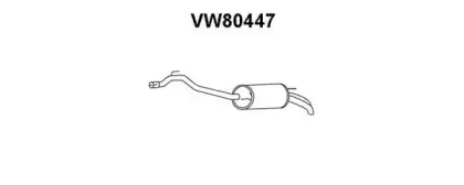VW80447 VENEPORTE Глушитель выхлопных газов конечный VW80447 VENEPORTE Глушитель выхлопных газов конечный