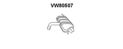 VW80507 VENEPORTE Глушитель выхлопных газов конечный VW80507 VENEPORTE Глушитель выхлопных газов конечный