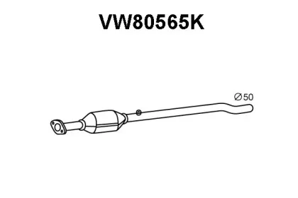 VW80565K VENEPORTE Катализатор VW80565K VENEPORTE Катализатор