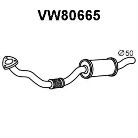VW80665 VENEPORTE Труба выхлопного газа VW80665 VENEPORTE Труба выхлопного газа