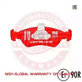 13046070842-SET-MS MASTER-SPORT Комплект тормозных колодок, дисковый тормоз 13046070842-SET-MS MASTER-SPORT Комплект тормозных колодок, дисковый тормоз