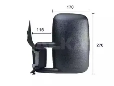 9202966 ALKAR Наружное зеркало 9202966 ALKAR Наружное зеркало
