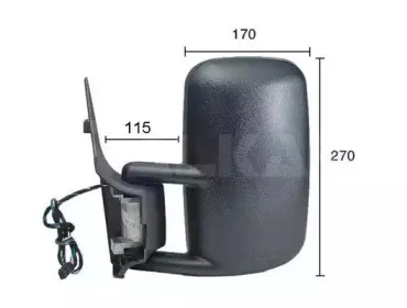 9226966 ALKAR Наружное зеркало 9226966 ALKAR Наружное зеркало
