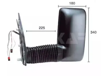 9247977 ALKAR Наружное зеркало 9247977 ALKAR Наружное зеркало
