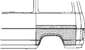 1747148 VAN WEZEL Боковина 1747148 VAN WEZEL Боковина
