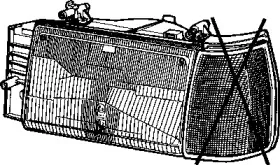 1751948 VAN WEZEL Основная фара 1751948 VAN WEZEL Основная фара