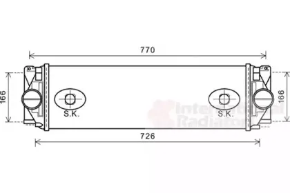 30004582 VAN WEZEL Интеркулер 30004582 VAN WEZEL Интеркулер