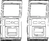 3071249 VAN WEZEL Задняя дверь 3071249 VAN WEZEL Задняя дверь