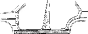 4319104 VAN WEZEL Накладка порога 4319104 VAN WEZEL Накладка порога