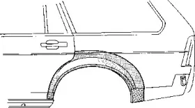 5830148 VAN WEZEL Боковина 5830148 VAN WEZEL Боковина